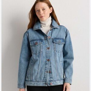 Quince Women’s Sky Blue denim oversized Jacket